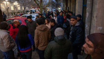 Търговци излязоха на протест пред Министерството на финансите