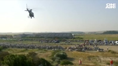"Летящият французин" не успя да премине над Ламанша (Видео)