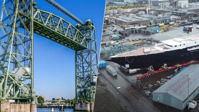 Когато парите говорят: Ротердам маха исторически мост заради яхтата на Безос