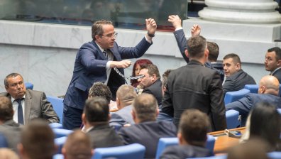 Ръкопашен бой в НС (СНИМКИ)