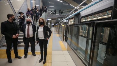 Йорданка Фандъкова инспектира метростанция "Хаджи Димитър"