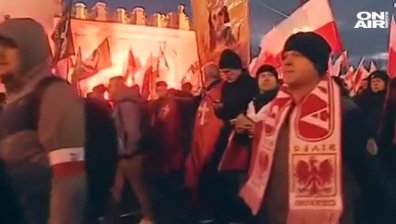 Националистическо шествие събра 60 хиляди във Варшава