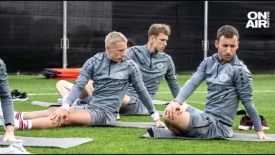 Преди да срещне "Левски": Латвийският "Рига" с йога сесия по време на подготвителен лагер