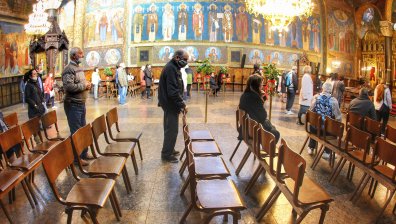 Литургия за Димитровден в църквата "Света Неделя"