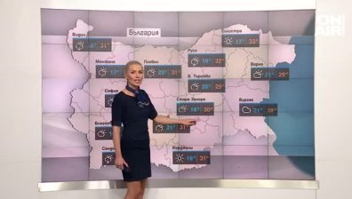 Жега до 33 градуса, очаква ни дъждовна седмица с гръмотевични бури на места 