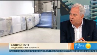 Проф. Тадаръков: Бюджет 2019 - предизборен, бюджет на страха и без реформи
