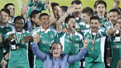 Лудогорец вдигна шампионската купа за трети път