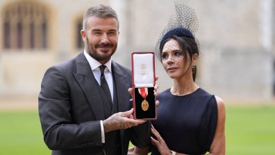 Дейвид Бекъм получи рицарско звание от крал Чарлз (+СНИМКИ)