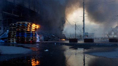 Различните версии на Украйна и Русия за поразените цели в Киев (ВИДЕО)