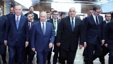 Борисов, Путин и Ердоган се събраха за откриването на "Турски поток"