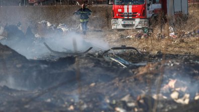 Земеделска земя с житни култури изгоря при пожар край Летница