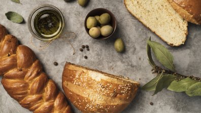 Рецепта за постен хляб с маслини