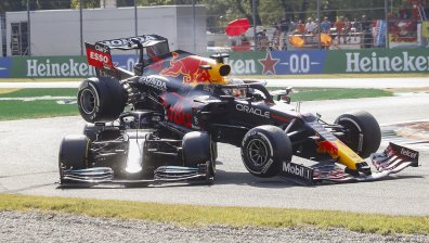 Катастрофа изхвърли Верстапен и Хамилтън от Гран При на Италия