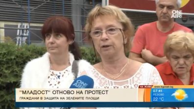"Младост 4"  на протест срещу презастрояването