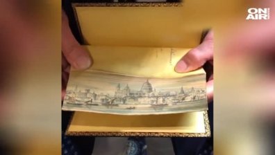 Библиотекари от Бостън показаха колекция от книги с илюстрирани ръбове