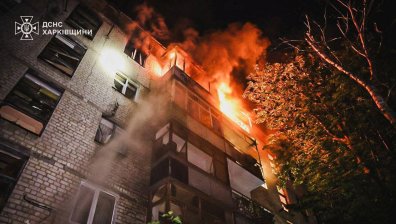 Жертви и ранени при 9-минутна атака на руски дрон в Харков (+СНИМКИ)