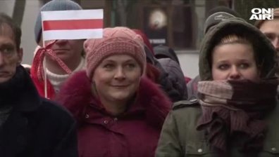 Масов протест в Беларус