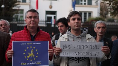 Мирно бдение под надслов "Европейско бъдеще за Македония"