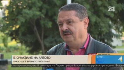 Времето се затопля. Лятото трайно ще се установи