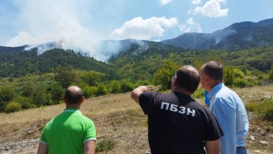 Пожарът в планината Славянка е локализиран, но все още има тлеещи огнища