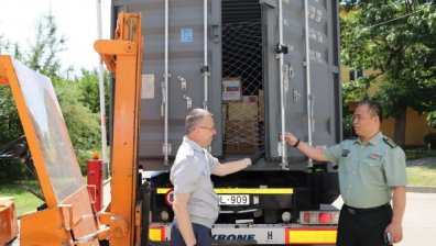 ВМА получи защитни медицински средства като дарение от Китай