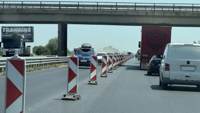 Катастрофа предизвика тапа на АМ "Тракия" към Бургас