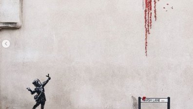 Поредна провокация на Банкси за празника на влюбените