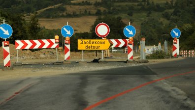 Министър Шишков инспектира изграждането на скоростния път Видин - Ботевград