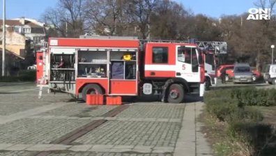 Работник пострада при пожар в Русе