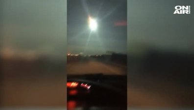 Американка засне огромен горящ метеор 