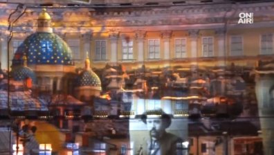 Зрелищно 3D шоу обагри Зимния дворец в Санкт Петербург