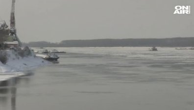 Ледоходът по Дунав създава опасност за корабоплаването
