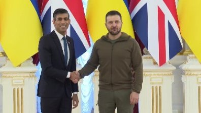 Сунак се срещна на четири очи със Зеленски в Киев