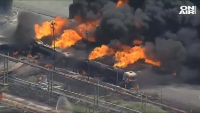 Огромен пожар обхвана петролна рафинерия в Бразилия
