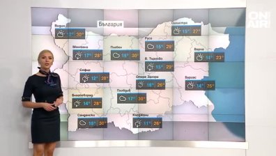 Летен вторник с температури до 30 градуса, на места за кратко ще превали