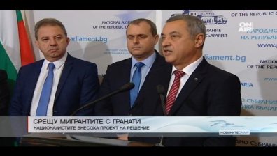 Националистите внесоха решение за проблема с мигрантите