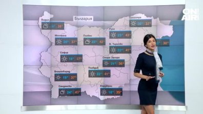Седмицата започва с горещо време и превалявания в Североизточна България