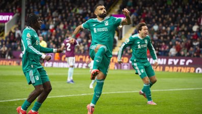 Късен гол на Мохамед Салах донесе успеха на "Ливърпул" в мача с "Бърнли"