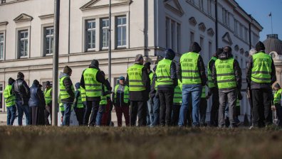 Търговци на горива излязоха на митинг пред парламента
