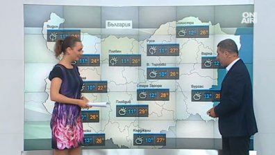 Топло, но дъждовно време ни очаква днес