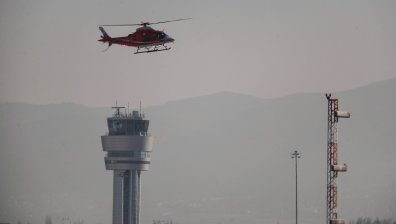 Хеликоптер докара тежко пострадал ски състезател от Банско до София