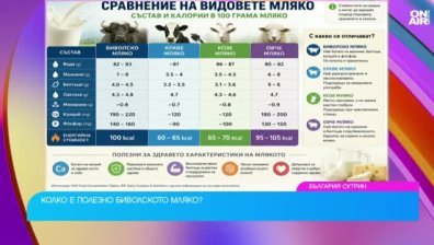 Биволското мляко е много полезно, но не прекалявайте с консумацията му