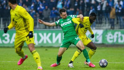 Сензация в Пазарджик: "Хебър" изхвърли "Левски" от турнира за Купата с гол в последната секунда