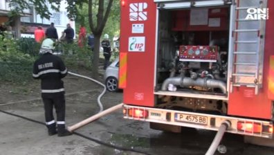 Пламъци погълнаха 85-годишен мъж в блок в Русе!