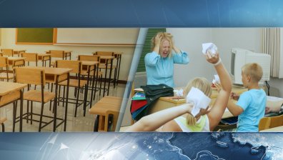 Агресия в училище: Преподавателка замери учениците си с кошче за боклук