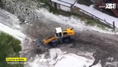 Силна градушка прекъсна 19-ия етап от Тур дьо Франс 