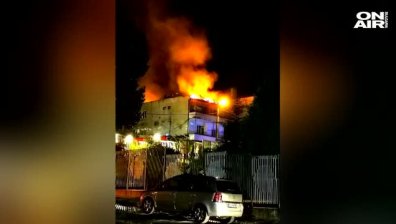 Пожар пламна в благоевградския кв. "Орлова чука"