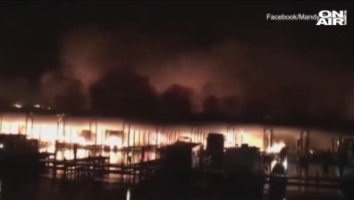 Пожар на яхтено пристанище в САЩ, 8 души са загинали (+Видео)