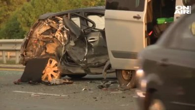 Две катастрофи затрудниха движението по АМ "Хемус" и "Цариградско шосе"