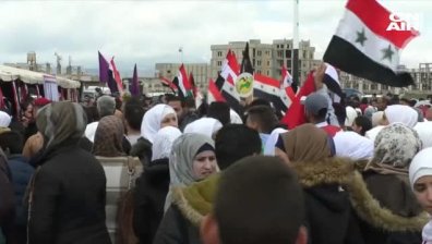 Хиляди сирийци излязоха на протест срещу решение на Доналд Тръмп